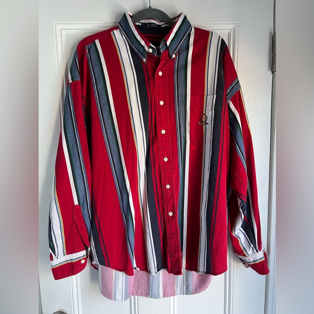 VINTAGE Chaps by Ralph Lauren oversized button down